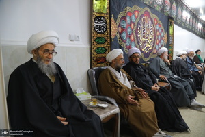 دومین شب عزاداری حضرت فاطمه (س) در بیت آیت الله دوستی زنجانی‎