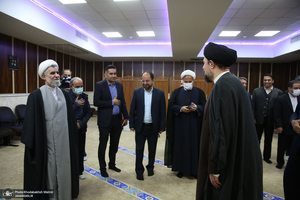 دیدار نوروزی سید حسن خمینی با کارکنان موسسه تنظیم و نشر آثار امام خمینی (س)