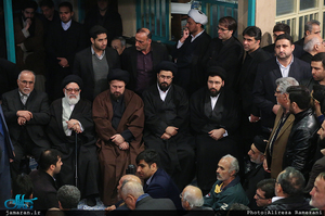 مراسم وداع با پیکر آیت الله هاشمی رفسنجانی(ره) در حسینیه جماران-15