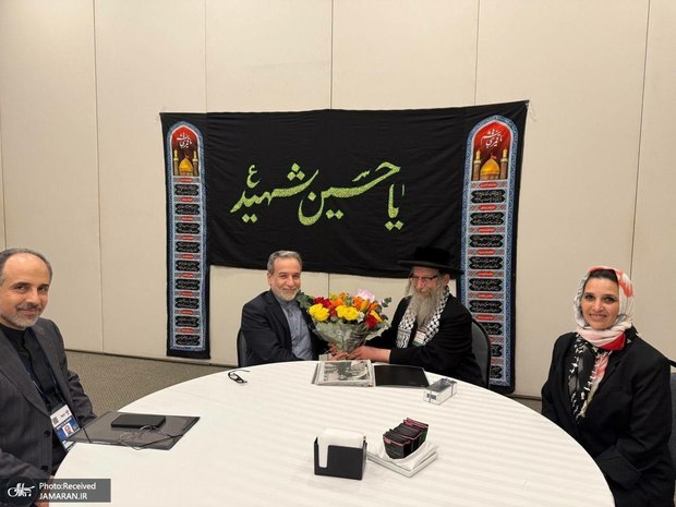 دیدار و گفتگوی خاخام ضد صهیونیست با عراقچی در ریودوژانیرو + عکس