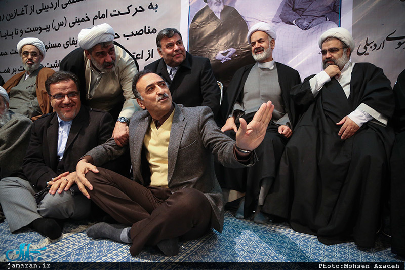 مراسم چهلمین روز درگذشت آیت الله العظمی موسوی اردبیلی(ره) در حسینیه جماران
