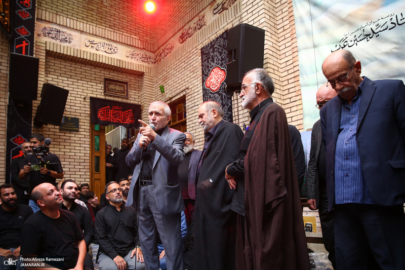 مراسم تشییع پیکر پیر غلام اهل بیت (س) حاج حسین عرب