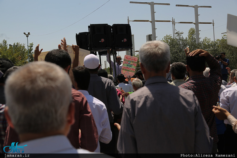 راهپیمایی اعتراض آمیز علیه جنایات در مسجد الاقصی و میانمار 