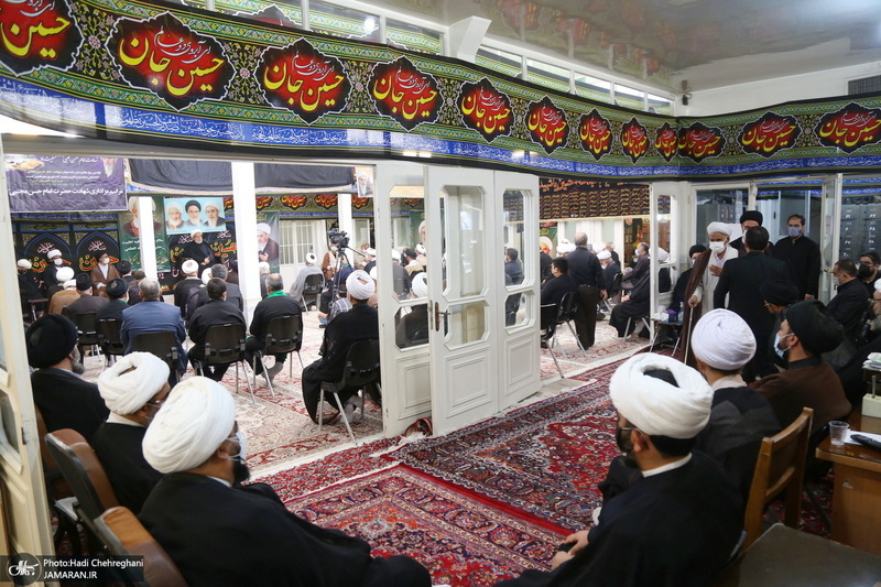 مراسم شهادت امام حسن مجتبی(ع) در بیت آیت الله العظمی فاضل لنکرانی(ره)