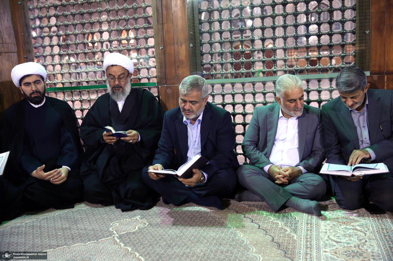 مراسم تجدید میثاق رئیس و کارکنان قوه قضاییه با آرمان های امام؛