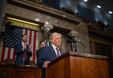 سخنرانی ترامپ طولانی‌ترین سخنرانی در ۶۱ سال گذشته است/ رئیس جمهور از کارهایش تعریف و تمجید کر د