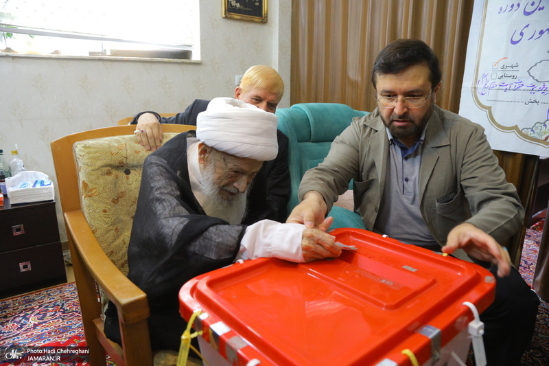 حضور مراجع و علما در مرحله دوم انتخابات ‎ریاست جمهوری 1403