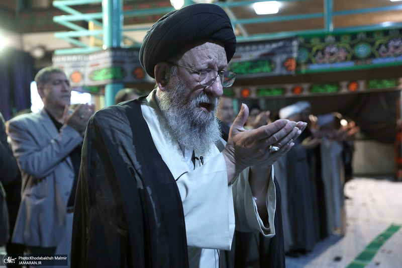 مراسم بزرگداشت همسر آیت الله موسوی بجنوردی (ره) در حسینیه شماره یک جماران-1