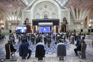 دیدار سرپرست و کارکنان موسسه تنظیم و نشر آثار امام خمینی(س) با سید حسن خمینی