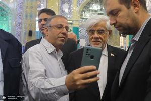 دومین روز سفر محمدرضا عارف به قم