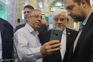 دومین روز سفر محمدرضا عارف به قم