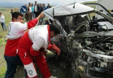 سقوط خودرو به دره در جاده کرج - چالوس یک کشته برجای گذاشت