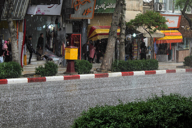 رگبار باران و وزش شدید باد در مناطق شمالی کشور