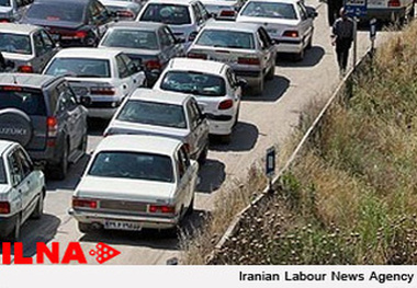 ممنوعیت تردد خودروها از کرج به چالوس