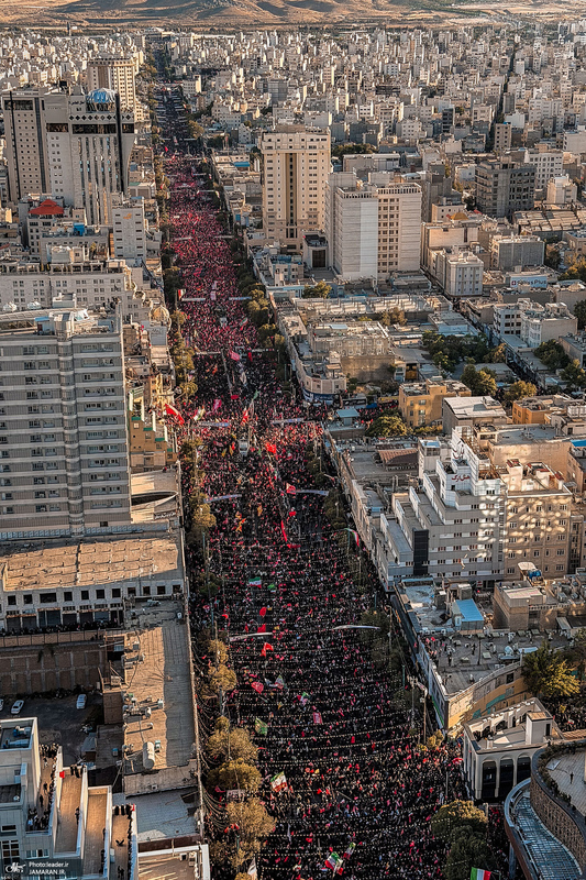 تشییع پیکر مطهر رهبر شهید انقلاب اسلامی در مشهد مقدس