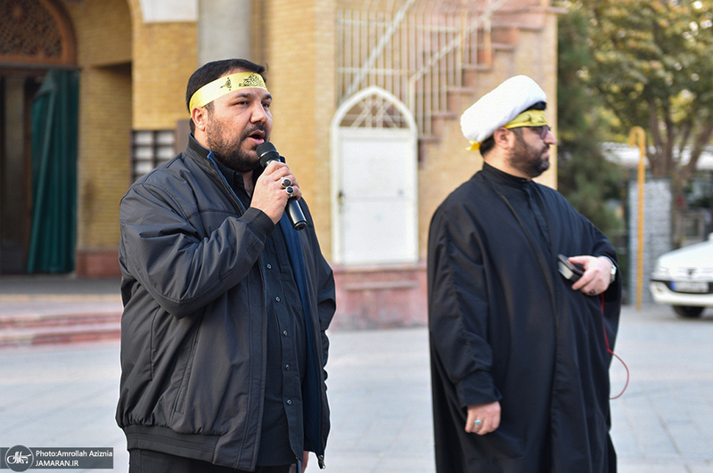 دسته عزاداری هیئت عاشقان ثارالله در حرم مطهر امام خمینی (س)