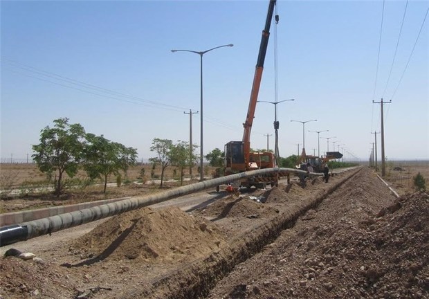 گازرسانی به 2 شهر و 45 روستای شهرستان درمیان در حال اجراست