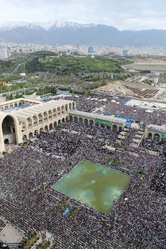نماز عید فطر به امامت رهبر معظم انقلاب اسلامی