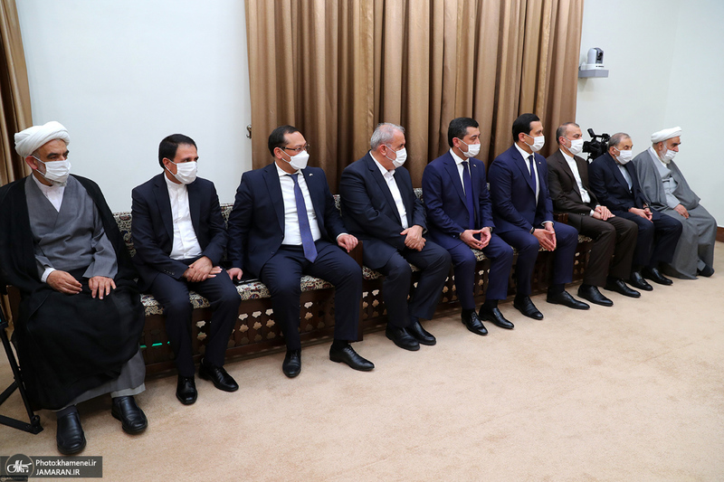 دیدار رئیس جمهور ازبکستان با رهبر معظم انقلاب
