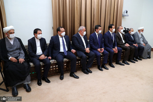 دیدار رئیس جمهور ازبکستان با رهبر معظم انقلاب