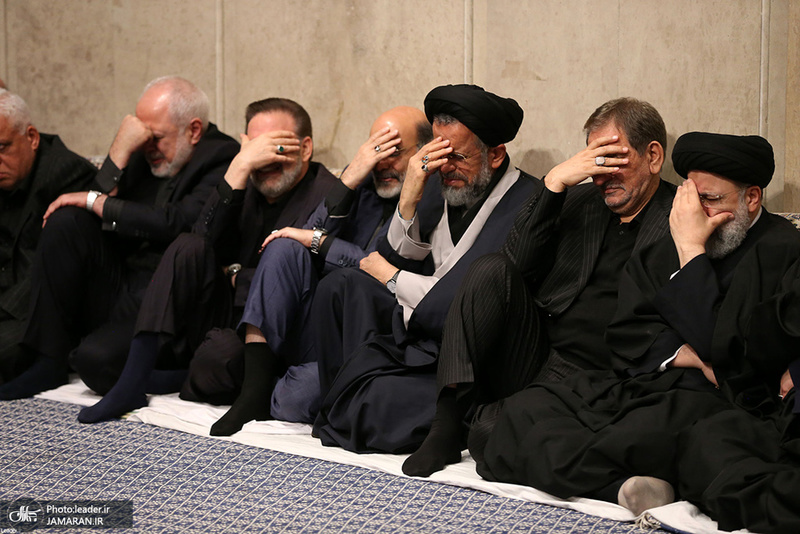 مراسم بزرگداشت شهید حاج قاسم سلیمانی و همرزمانش در حسینیه امام خمینی (ره)