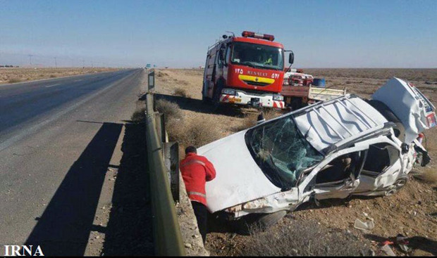 تصادف در مسیر ایرانشهر- نیکشهر سه کشته برجا گذاشت