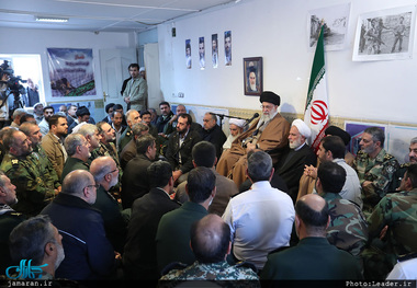 جلسه رسیدگی به مشکلات زلزله‌زدگان استان کرمانشاه با حضور رهبر معظم انقلاب 