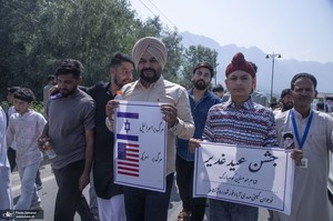 مراسم جشن عید غدیر در کشمیر هند