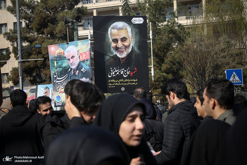 حضور میلیون ها تهرانی در تشییع پیکر مطهر سردار قاسم سلیمانی - 3