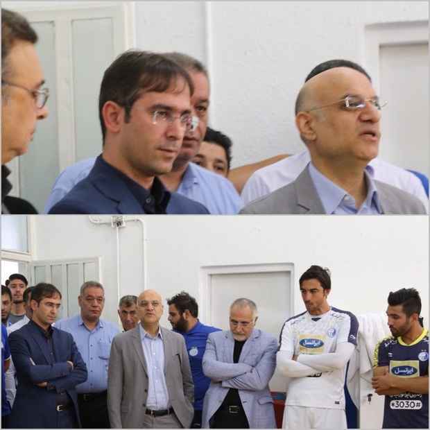 مراسم معارفه سرپرست و معاون ورزشی استقلال  +عکـس
