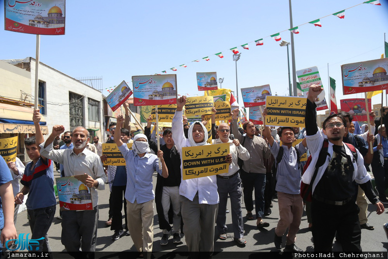 راهپیمایی باشکوه روز جهانی قدس در قم 