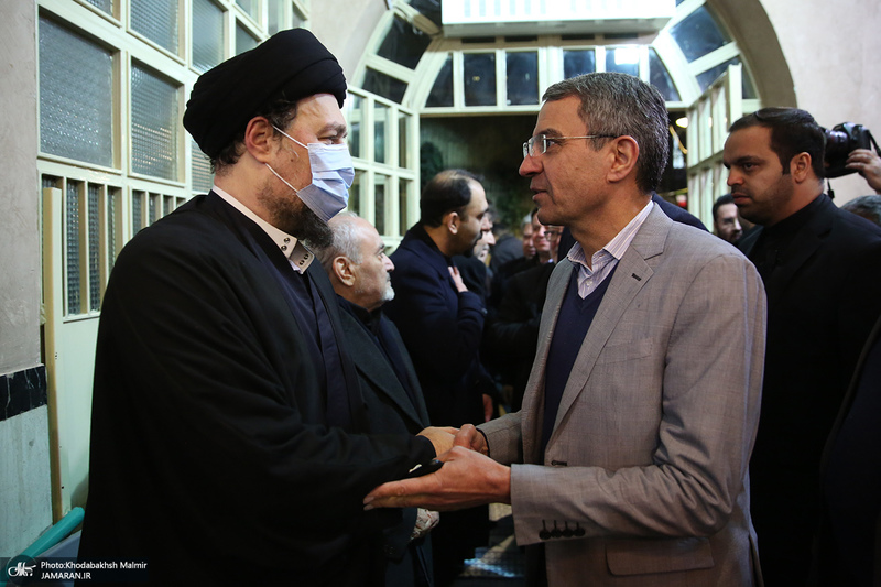 مراسم بزرگداشت آیت الله موسوی بجنوردی (ره) در حسینیه جماران - 3