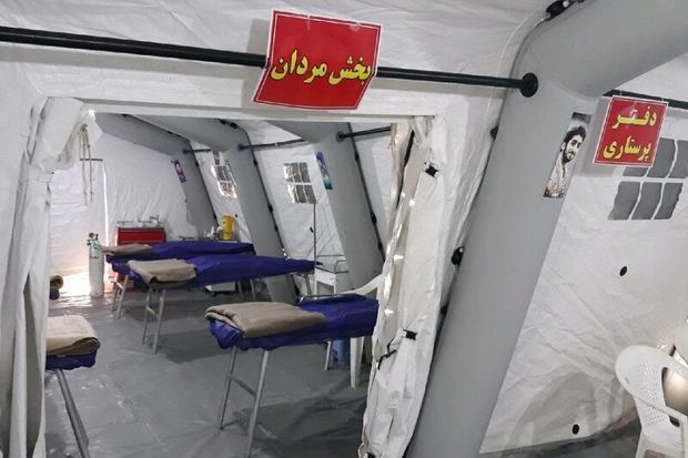 بیمارستان صحرایی قزوین برای بیماران کرونایی پذیرش نداشته است