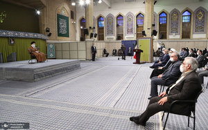 دیدار جمعی از دانشجویان با رهبر معظم انقلاب