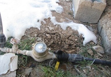 اطلاعیه فوری شرکت آب و فاضلاب قزوین در خصوص حفاظت از کنتورها برابر یخ زدگی