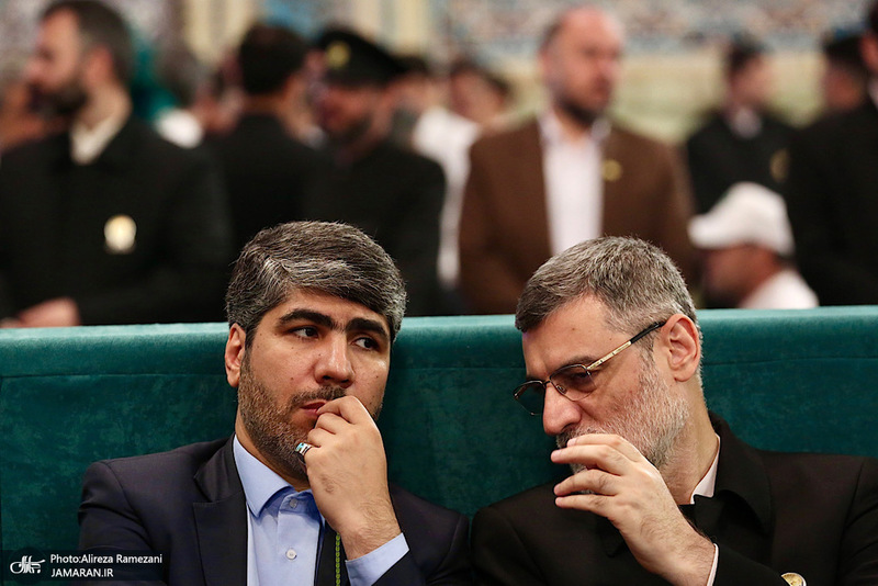 مراسم اولین سالگرد شهادت حجت الاسلام و المسلمین سید ابراهیم رئیسی در حرم مطهر رضوی