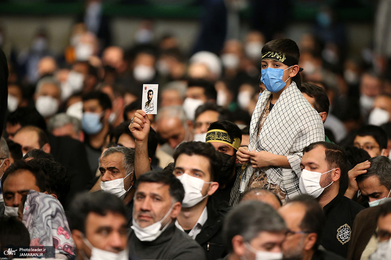 آخرین شب مراسم عزاداری حضرت فاطمه‌زهرا (س) در حسینیه امام خمینی