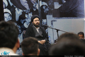 دیدار اعضای انجمن اسلامی دانشجویان دانشگاه فردوسی مشهد با سید علی خمینی