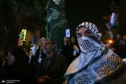 جشن مردم تهران پس از حملات مقاومت فلسطین به رژیم صهیونیستی
