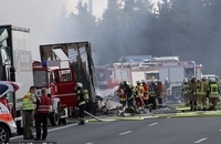 آتش سوزی اتوبوس گردشگران آلمان