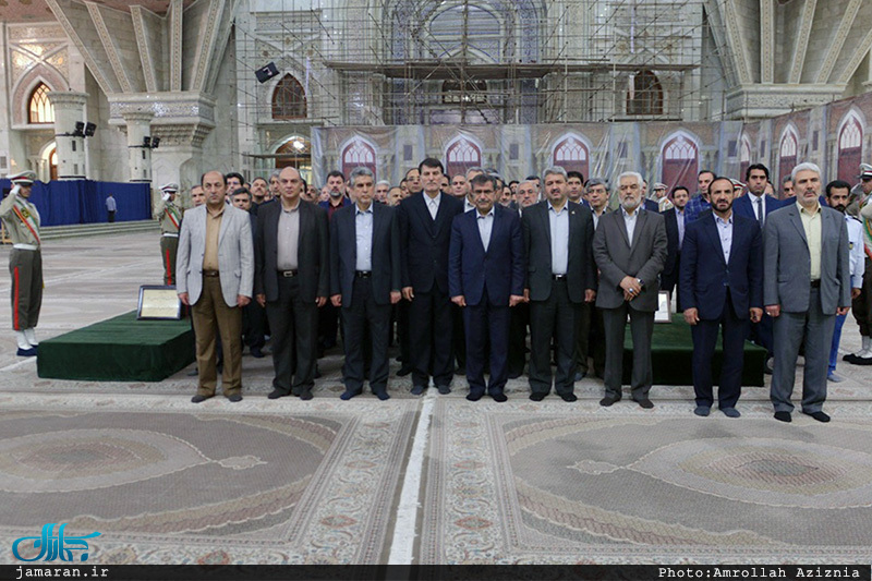 تجدید میثاق کارکنان و مدیران صنعت نفت با ارمان های حضرت امام(س)