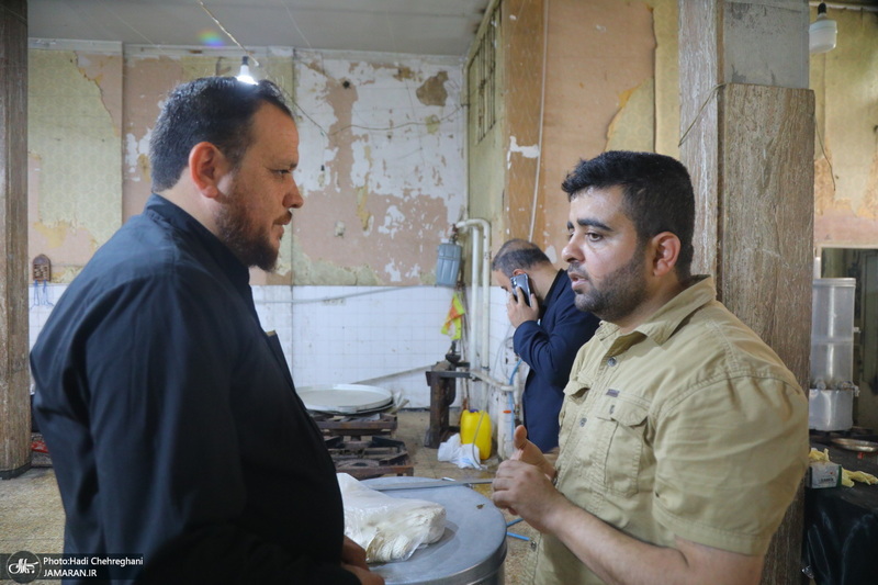 ایستگاه صلواتی کتائب سیدالشهداء عراق به مناسبت رحلت امام خمینی در قم