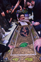 مراسم خاکسپاری حجت الاسلام و المسلمین محتشمی پور(ره) در حرم شاه عبدالعظیم الحسنی(ع)