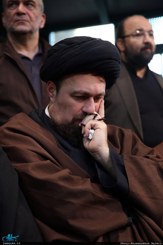 مراسم وداع با پیکر آیت الله هاشمی رفسنجانی(ره) در حسینیه جماران-10