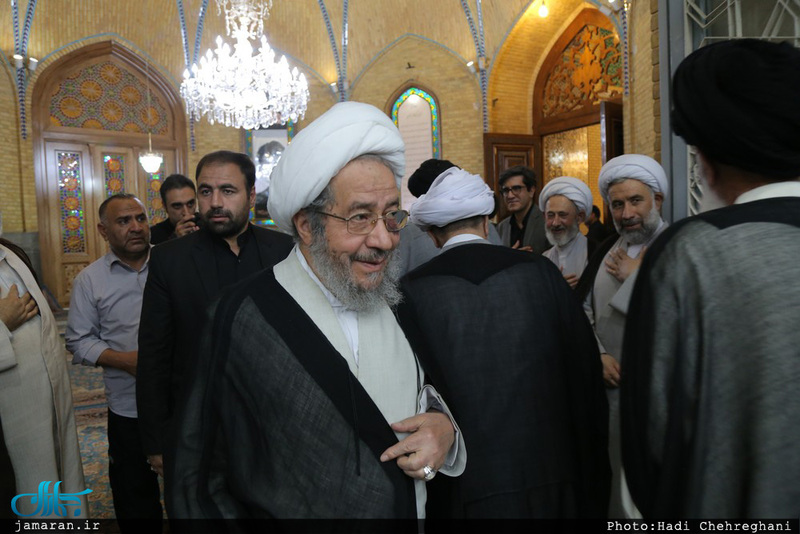 مراسم بزرگداشت هفتمین روز ارتحال مرحوم حجت‌الاسلام و المسلمین احمد احمدی در مسجد اعظم قم