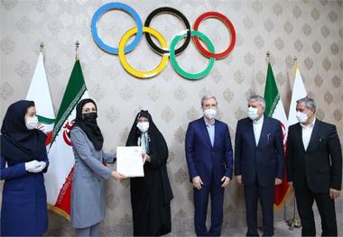 تقدیر صالحی امیری از داور بین المللی تنیس روی میز