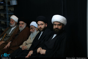 مجلس عزادارى شهادت حضرت صديقه طاهره(س) در بیت آيت الله دوستى زنجانى