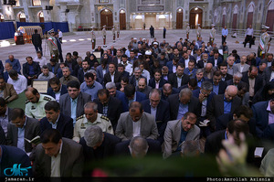 تجدید میثاق استاندار و جمعی از استانداری استان البرز با آرمان های حضرت امام خمینی(س)