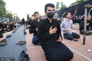 مراسم عزاداری شهادت حضرت امام علی(ع) با حضور آیت الله العظمی وحید خراسانی