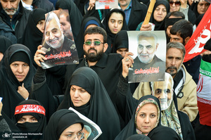  حضور میلیون ها تهرانی در تشییع پیکر مطهر سردار قاسم سلیمانی - 10 
